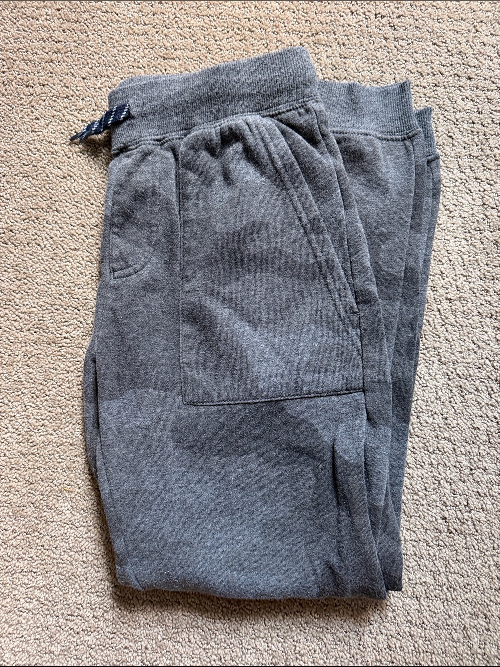 Eddie Bauer Boys Charcoal Camo Joggers